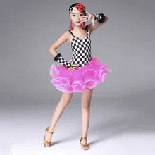 Платье для латинских танцев для девочек, розовое платье без рукавов для латинских танцев для дам, детское бальное платье для самбы румбы, платье для соревнований