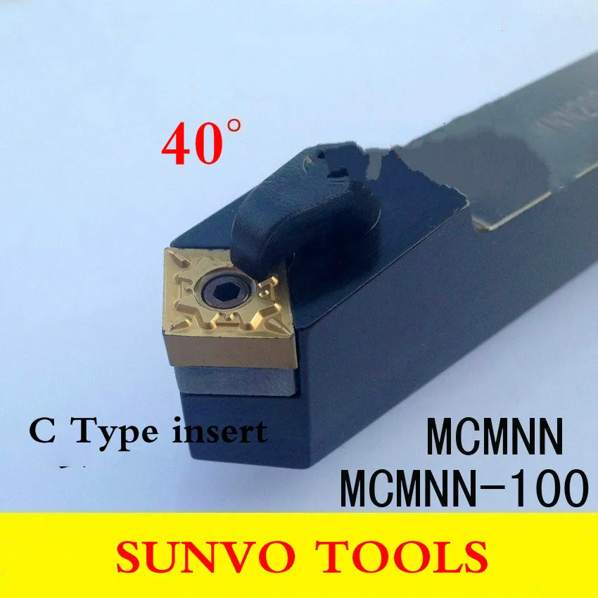 Угол 40 м модель токарные Holde инструмент MCMNN2020K12-80 или MCMNN2020K12-100 MCMNN Применение карбида CNMG120404 вставить MCMNN