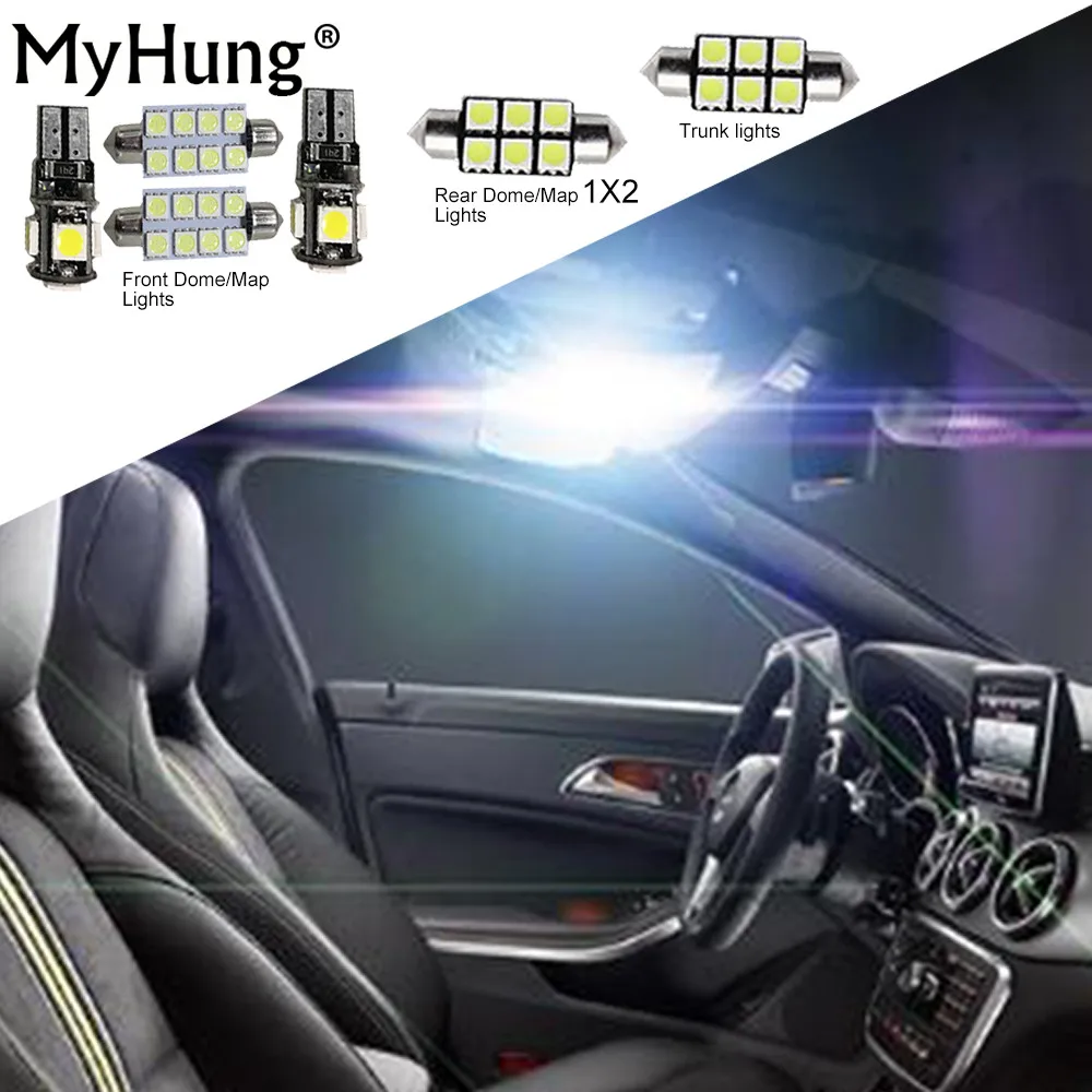 Car Led Interior Light C10W Replacement Bulbs For Audi A1 A4 Convenience Bulbs Dome Map Lamp