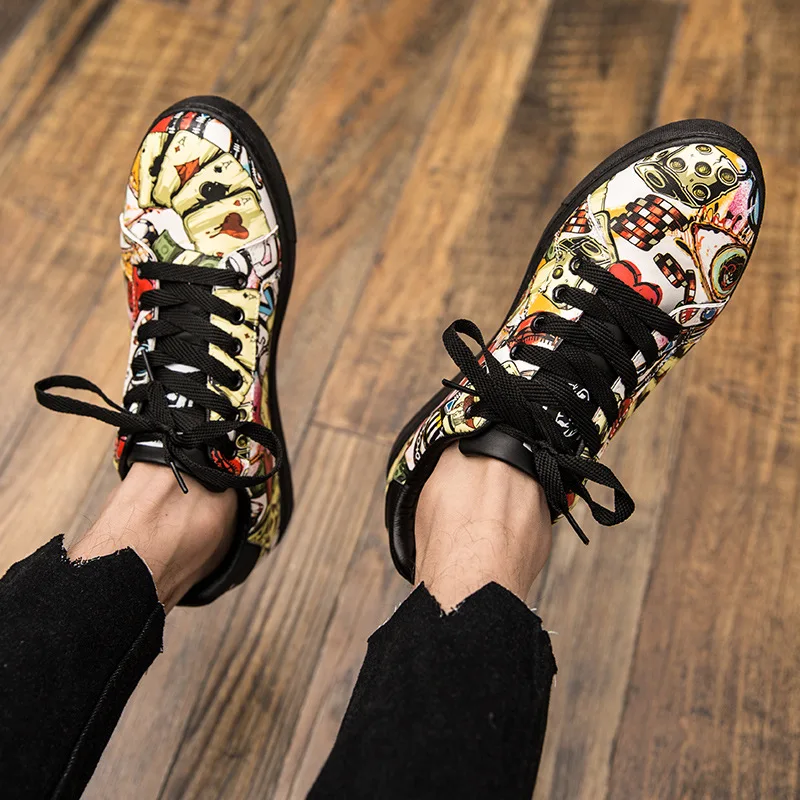 

2019 new breathable fashion men's and women's Korean shoes Casual free shipping Male summer