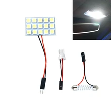 Buy car styling Bulb Light Dome LED Panel Light Interior LED bulbs for Lexus es300 es330 es350 IS300 Land Rover velar vogue defender Free Shipping