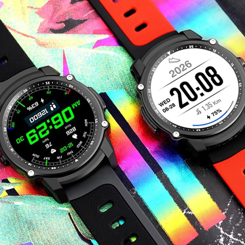 Original FS08 Professional GPS Bluetooth Wearable Devices Smart Watch Hombre Smartwatch Android iOS Compass Waterproof IP68
