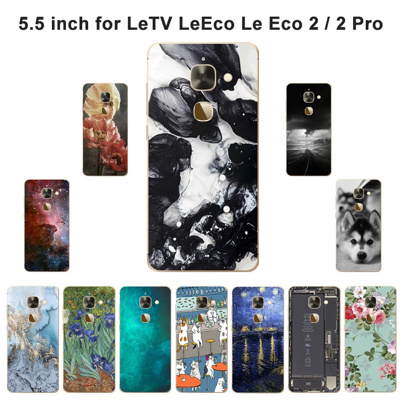 

For Leeco Letv Le 2 Le2 Pro Case X527 X620 Cover Soft TPU Silicone Fundas Scenery Painted For Leeco Le 2 X527 Phone Cases