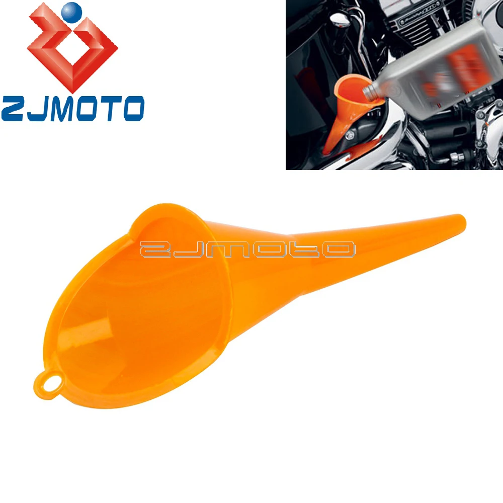 

Motorcycle Car Long Oil Refill Funnel Engine Gasoline Oil Filling Refueling Funnel Filter For Harley Honda Yamaha Suzuki