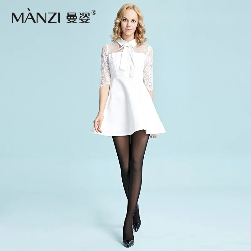 MZ87267 MANZI Высокое качество модные женские 200D натуральный сатин прозрачные колготки/стремя сексуальные колготки tutuanna для осени и зимы - Цвет: tights