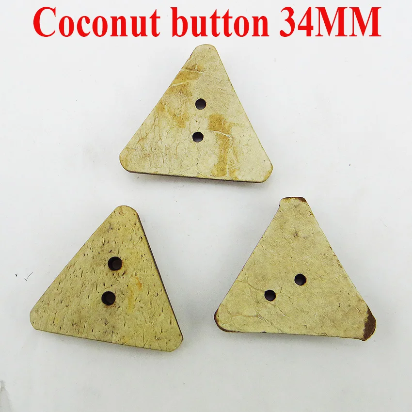 

10PCS 34MM new COCONUT buttons decoration accessory sewing clothes boots coat brand button ccb-068