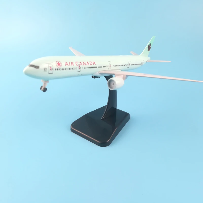 JASON TUTU Plane Model Airplane Model AIR CANAD Boeing 777 Aircraft Model 1:200 Diecast Metal 20cm Airplanes Plane Toy Gift