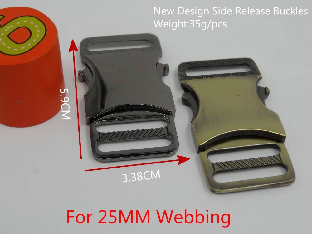 1&quot 5Pcs For 25mm Webbing Side Release Metal Buckles Shackle DIY Craft Bags Clothes Accessories Easy Open Closure | Дом и сад