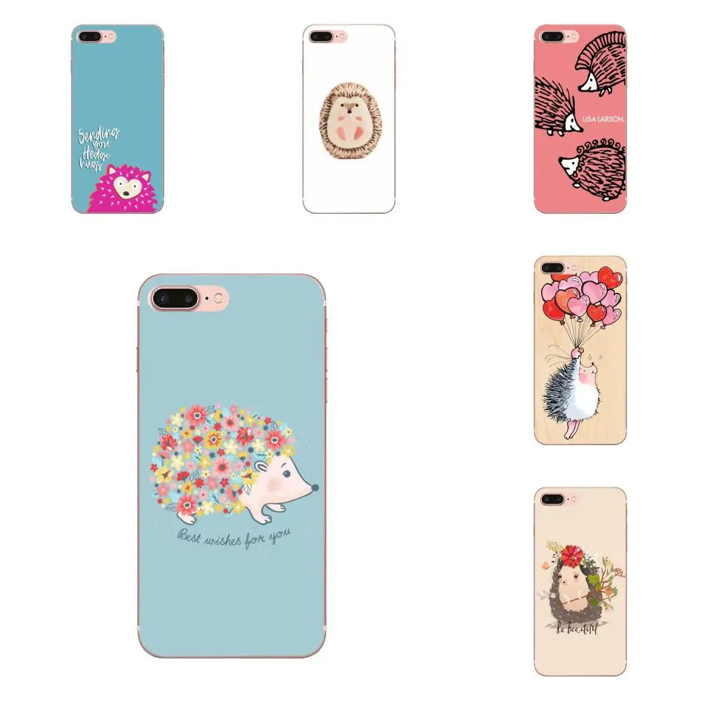

Soft TPU Case Mobile For Apple iPhone X XS Max XR 4 4S 5 5C 5S SE 6 6S 7 8 Plus Cute Hedgehog Pattern Rubber Tpu