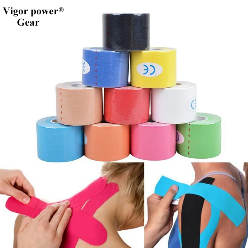 5cm*5m Elastic Cotton Therapeutic Tape for Athletes, CrossFit Knee