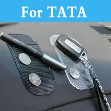 Автомобильный Стайлинг силикагель волшебный Липкий Коврик Противоскользящий нескользящий коврик тонкий телефон Gps для Tata Sumo Индиго нано сафари Indica Aria