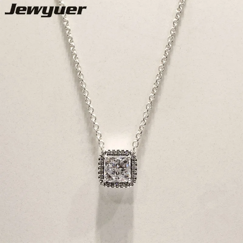 

New Autumn Timeless Elegance Necklaces for Women 925 Sterling Silver link chain Necklace Women Fine Jewelry Jewyuer NC241