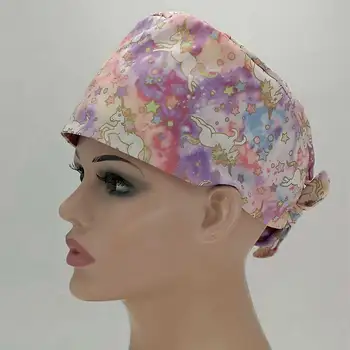 

Operating room hat surgical caps for men and women with sweatband cotton pet doctor hats Medical caps