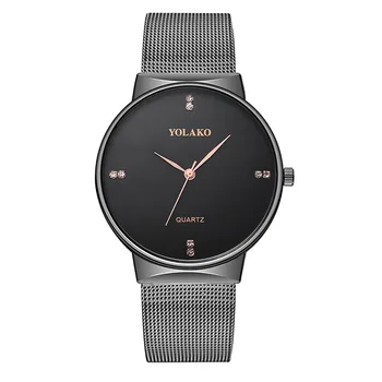 

2020 Limited Steel Mesh Belt Wristwatch Hot-selling Diamond Dial Quartz Watch Men's Fashionable Business Leisure
