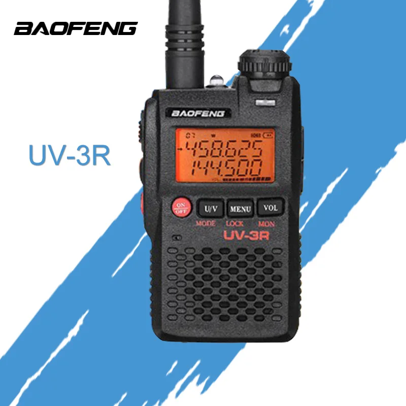 Baofeng UV-3R Walkie Talkie Mark 136-174/400-470 МГц двухдиапазонный двухсторонний радиоприемник Doppia Frequenzy display Due Vie радио св. Хэм радио
