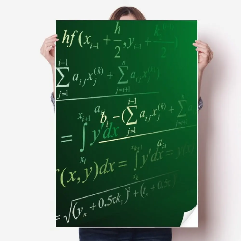 

DIYthinker Calculus Mathematical Formulas Painted Stick Vinyl Wall Sticker Poster Mural Wallpaper Room Decal 80X55cm