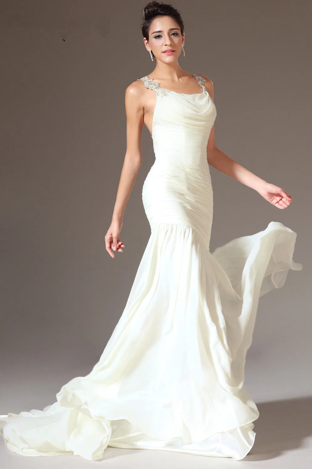 Freeshipping-New-Mermaid-Evening-Dress-Scoop-Neckline-Court-Train-Chiffon-Evening-Gowns (1)