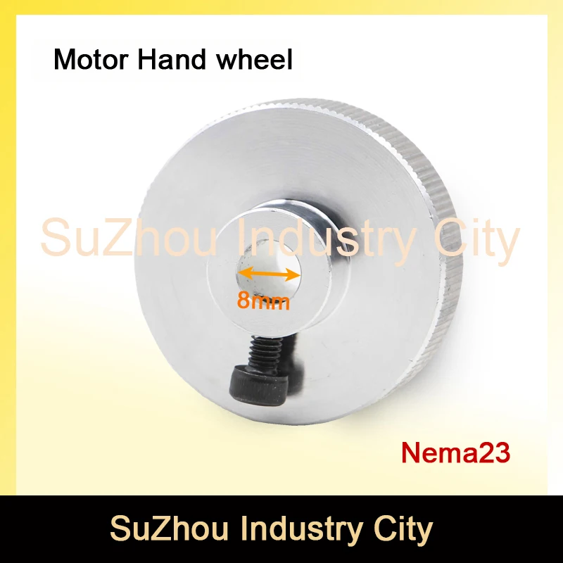 

Nema23 stepper motor hand wheel inner hole 8mm Nema 23 motor handwheel diameter 40mm inner hole 8mm for dual shaft stepper motor
