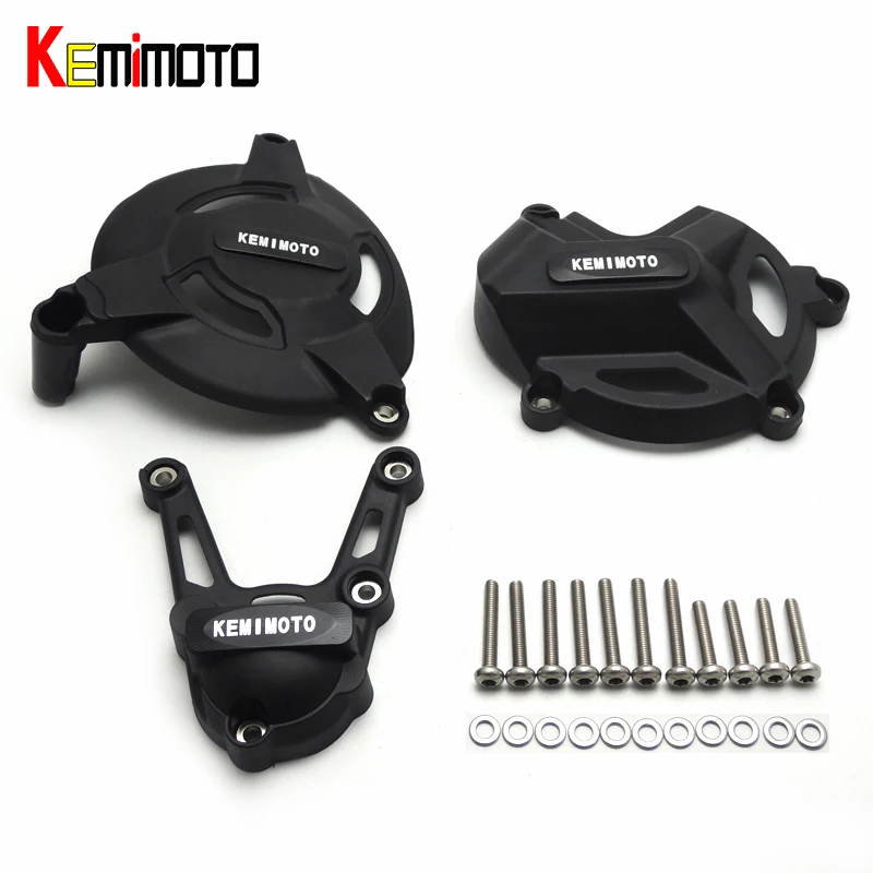 

KEMiMOTO Racing Engine Crank Cover Set Protector for BMW S1000R S1000RR HP4 2014 2015 2016 after market