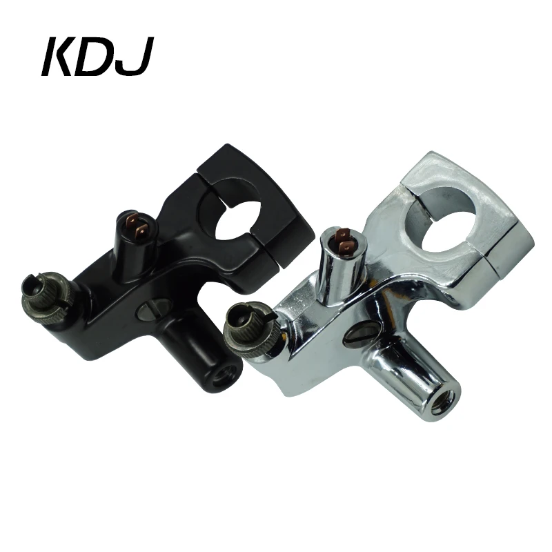 color negro palanca de embrague para Honda Shadow VT600 750 1100 VF750 Soporte para espejo de motocicleta de 1 pulgada 25 mm de LANGRMS para montar en el lado izquierdo