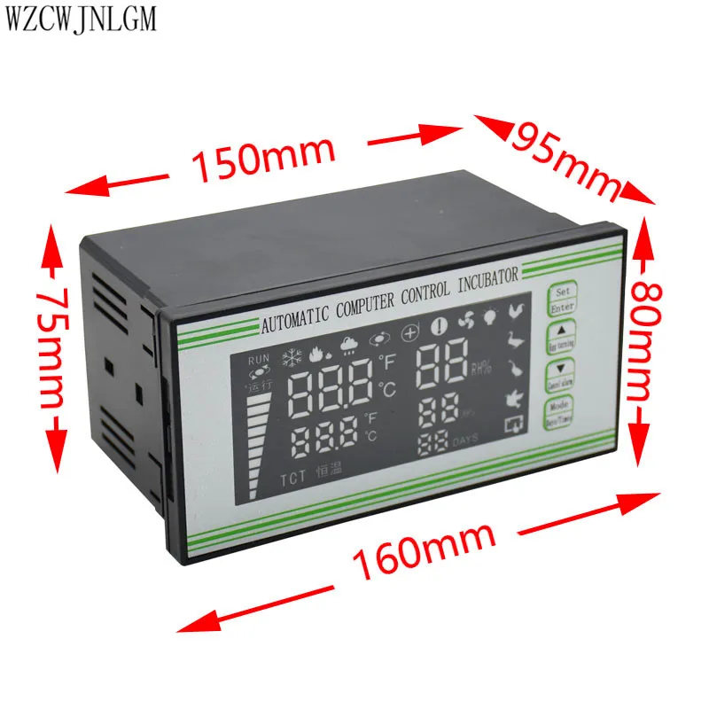 XM-18S incubator 220V controller thermostat automatic and multifunctional egg incubator control system 1set XM-18S incubator 220V controller thermostat automatic and multifunctional egg incubator control system 1set