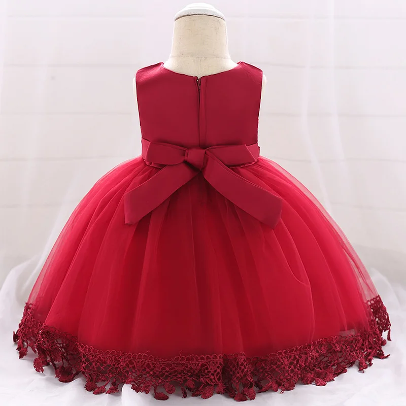 Новое платье для маленьких детей Детское платье принцессы с бахромой для девочек на свадьбу детская одежда для дня рождения