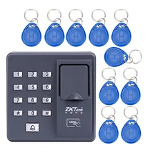Digital electric RFID reader finger scanner code system biometric recognition fingerprint access control system X6+10pcs keyfobs