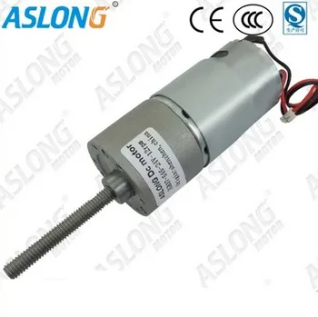 

5pcs/lot JGB37-545L 12 rpm. 24 V DC Motor Gears Long Screw Shaft DC Motor-Reducer