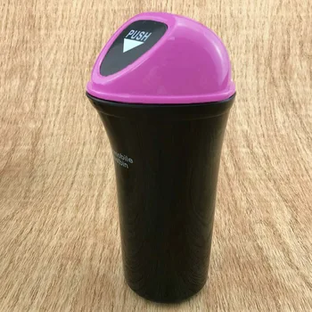 

Car Trash Can Leakproof Vehicle Trash Bin Garbage Can with Clip F-Best