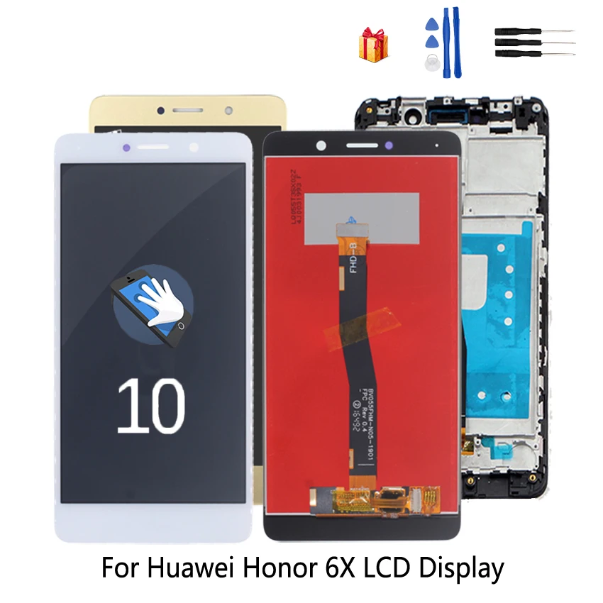 Оригинальный дигитайзер сенсорного экрана для Huawei Honor 6X ЖК дисплей запасные