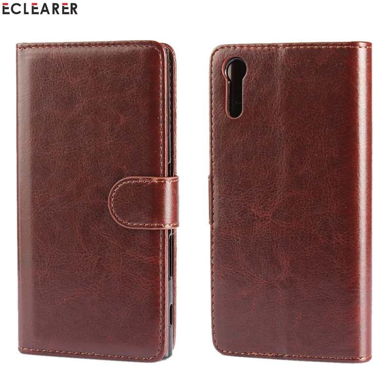

ECLEARER 2 IN 1 Multi-functional Flip Case Cover For Sony Xperia XZ F8331 F8332 Luxury PU Leather Wallet Case For Sony XZ Cover