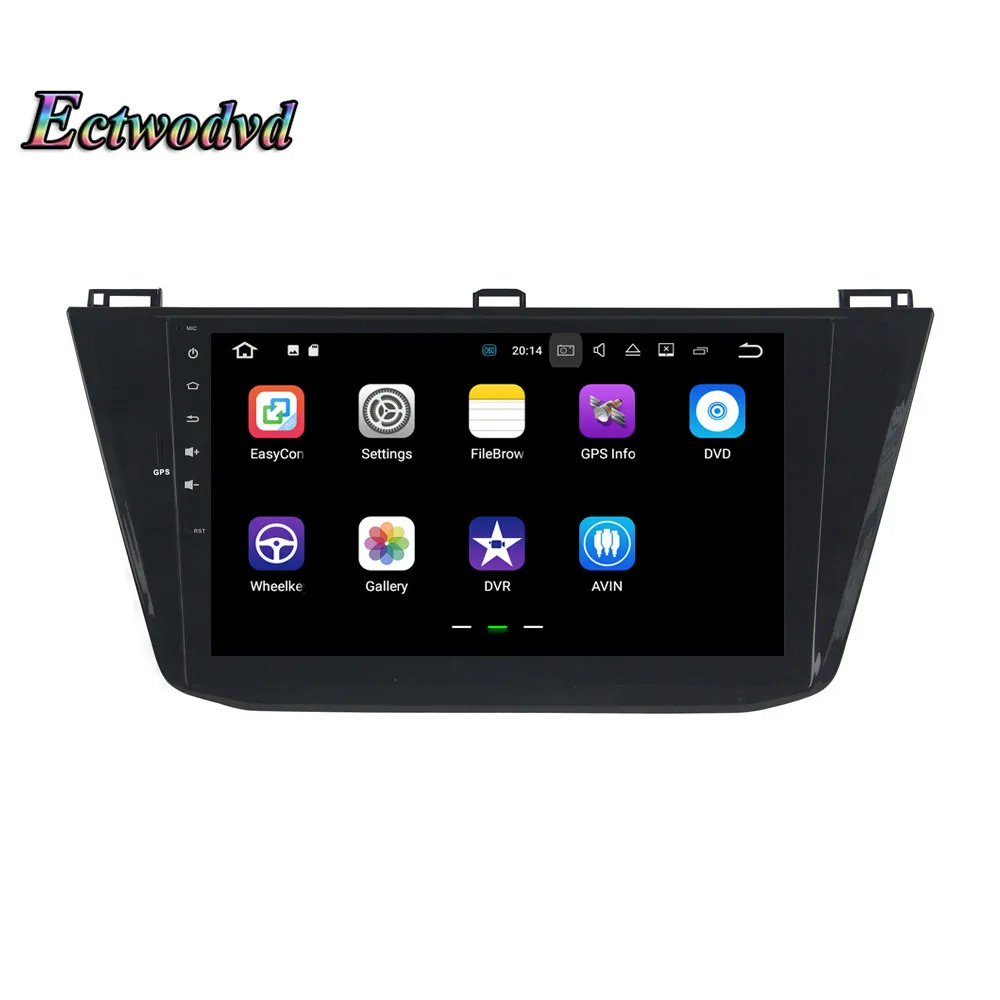 Cheap Ectwodvd 4G RAM 32G ROM Octa Core Android 8.0/8.1 Car DVD for Volkswagen Tiguan 2016 2017 2018- Radio Stereo Play GPS Navigation 15