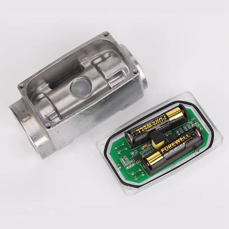 Электронный турбинный расходомер 3/4 &quotBSP Male x 25 мм 1&quot алюминиевый сплав
