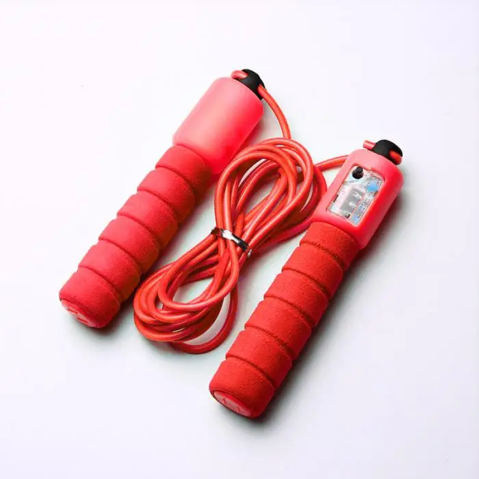 Jump Ropes with Counter Sports Fitness Adjustable Fast Speed Counting Jump Skip Rope Skipping Wire BN99