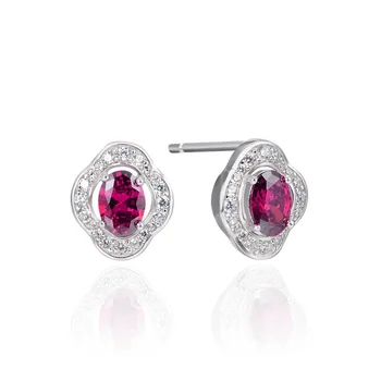 

Factory direct sale creative 925 sterling silver zircon earrings women fashion wild earrings jewelry