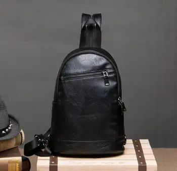 

ETN BAG 081116 hot sale unisex women men small fashion PU leather backpack casual travel bag