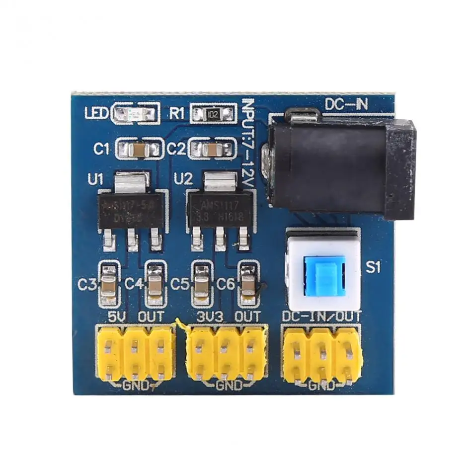 VBESTLIFE DC DC Voltage Converter Multi output Step down Power Supply Module 12V to 3.3V/5V/12V
