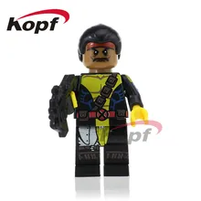 50 шт. PG290 Super Heroes Forge Figures Радиоактивный человек Юнион Джек Sunfire Кирпичи Строительные блоки рождественские игрушки для детей