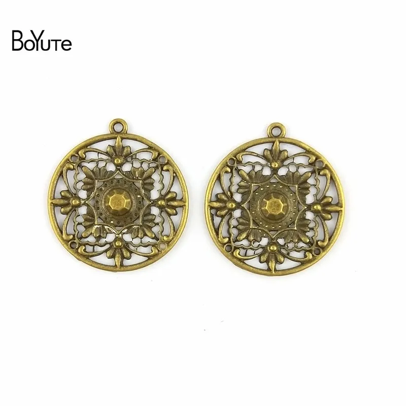 BoYuTe (30 Pieces/Lot) 31MM Zinc Alloy Antique Bronze Plated Jewelry