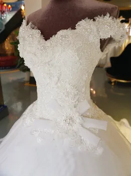 

Extreme Luxury Retro Tulle Bridal Wedding Dresses White Sexy Sleeveless Wedding Gowns Vestido De Noiva 2019 New pulma kleit