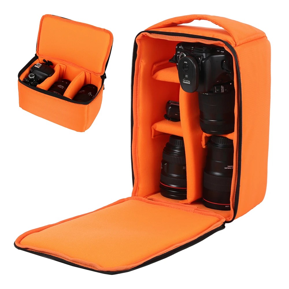 camera and lens backpack DSLR Camera Bag with dividers Multi-functional Waterproof Outdoor Video Digital Carry Photo Bag Case for Camera Nikon Canon DSLR camera bags for men