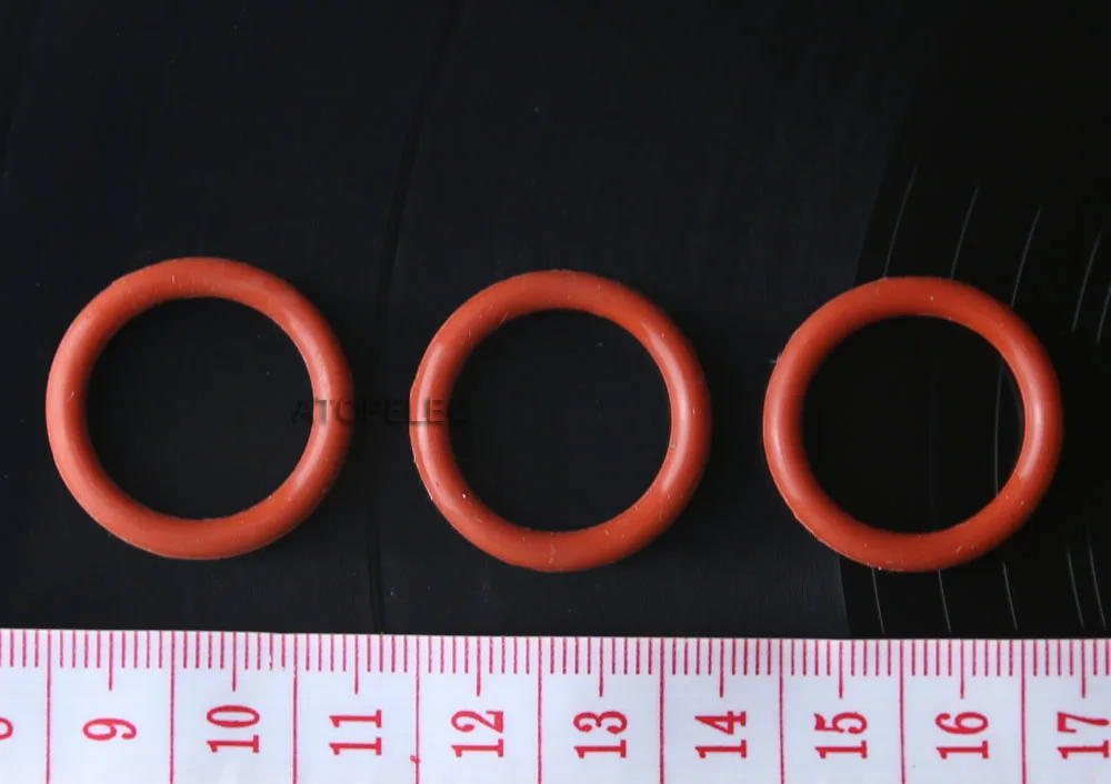 10pcs 20mm Vacuum Tube Damper Silicone Ring 12AX7 12AU7 12AT7 EL84 for
