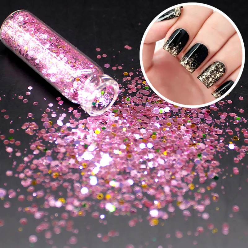 

1 Box Glitter Nail Striping Line Hot Tape Sticker Set Art Decorations DIY Tips For Polish Nail Gel 2018 NEW