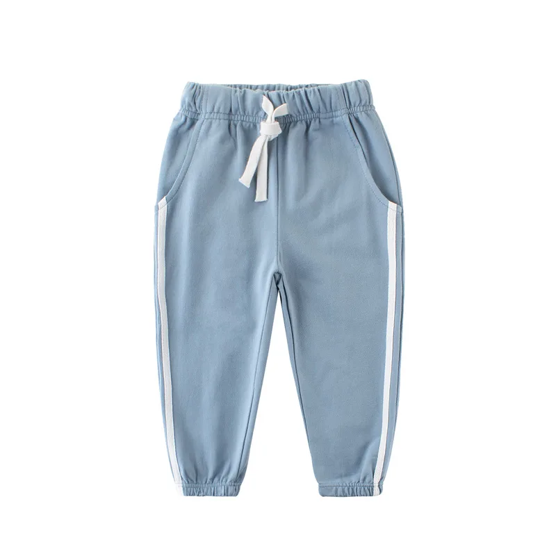 Agasalho para Meninos Terno dos Esportes para Meninos e Meninas Listradas e Letra T-shirt e Calças Roupas Infantis Menino Crianças Impressa 5 High Quality Mamãe e Bebê