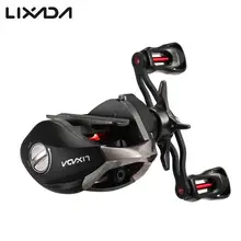 Lixada рыболовная Катушка 12+ 1 Шариковые подшипники катушка для ловли нахлыстом Высокоскоростная с Магнитной Тормозной Системой De Pesca