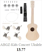 ABGZ-Burks укулеле гитара акустическая Ukelele zebravwood 15 Лада 4 струны гитара укулеле 21 струнный инструмент для любителей музыки