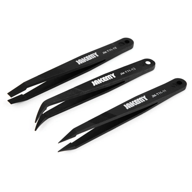 Anti-Static Plastic Tweezers Set  (2)