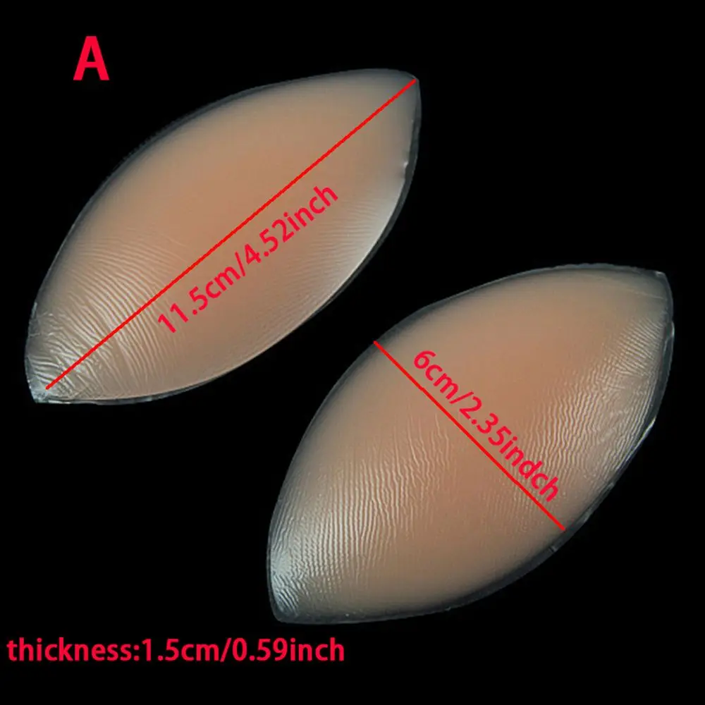 Женский силиконовый сексуальный бюстгальтер, гелевые невидимые вставки, прокладки для груди, пуш-ап бюстгальтер, вставки для увеличения груди, вставки для платья, бикини, купальник