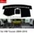 Para Volkswagen VW Touran 04-16 de Doble capa de gel de Sílice Pad Salpicadero Del Coche Instrumento Evitar Esteras Luz del Escritorio de la Plataforma cubierta de la Etiqueta Engomada