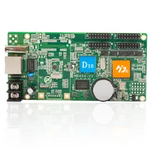 Shenzhen HD D10 led module control card 4 HUB75 asynchronous data interface lintel RGB full color